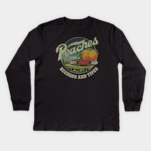 RETRO STYLE - Peaches Records 70s Kids Long Sleeve T-Shirt